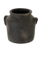 Milos Burnt Terracotta Urn S