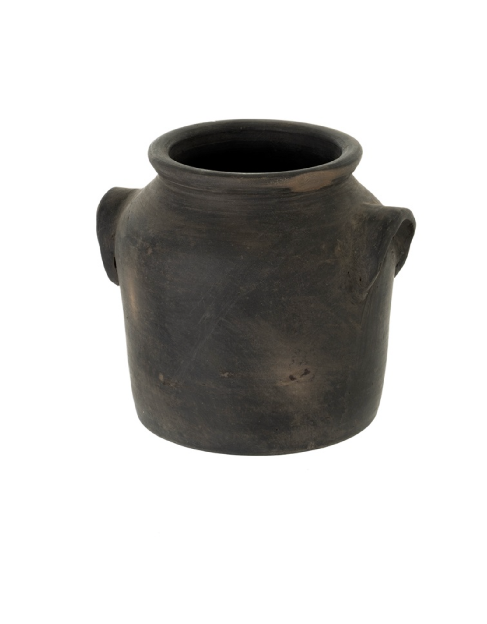 Milos Burnt Terracotta Urn S