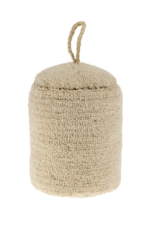 Wool Loop Doorstop, Ivory Wool Loop Doorstop, Ivory