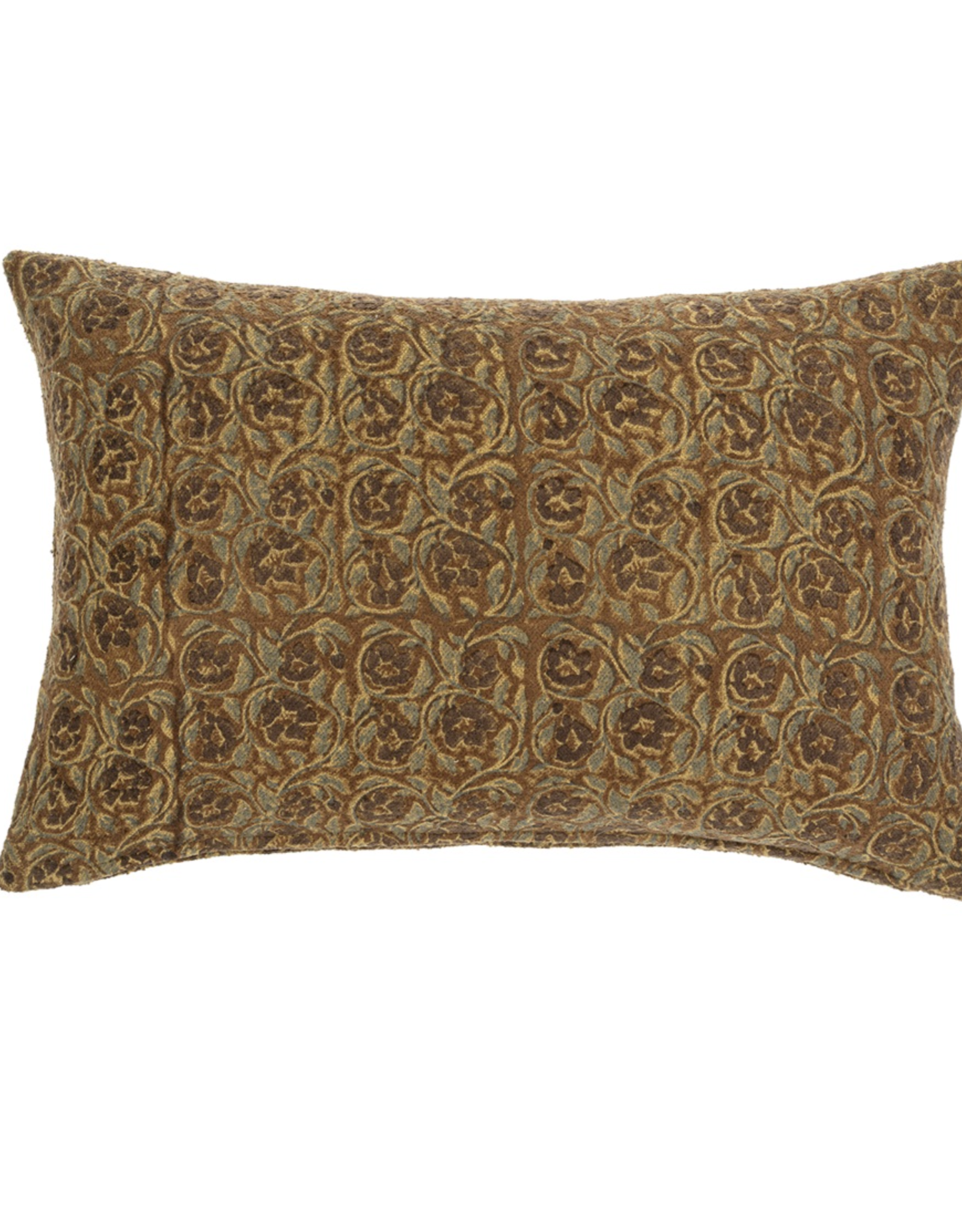 16x24 Mayur Block Print Boucle Pillow