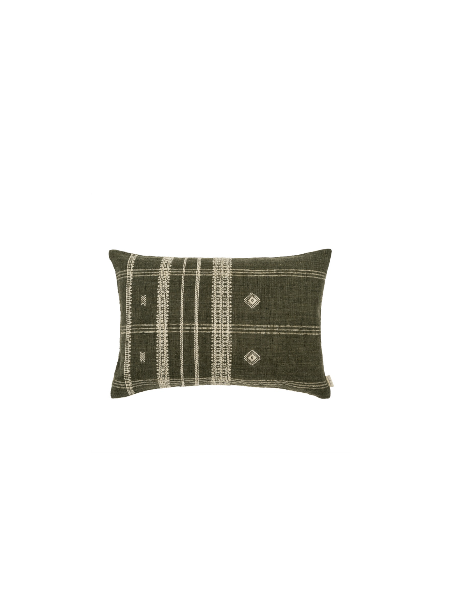 Bhujodi Wool Handloom Pillow - Cedar, 16x24