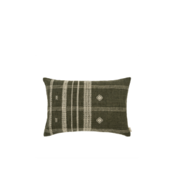 Bhujodi Wool Handloom Pillow - Cedar, 16x24