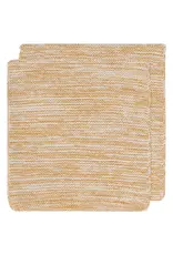 Ochre Knit Dishcloths Set of 2