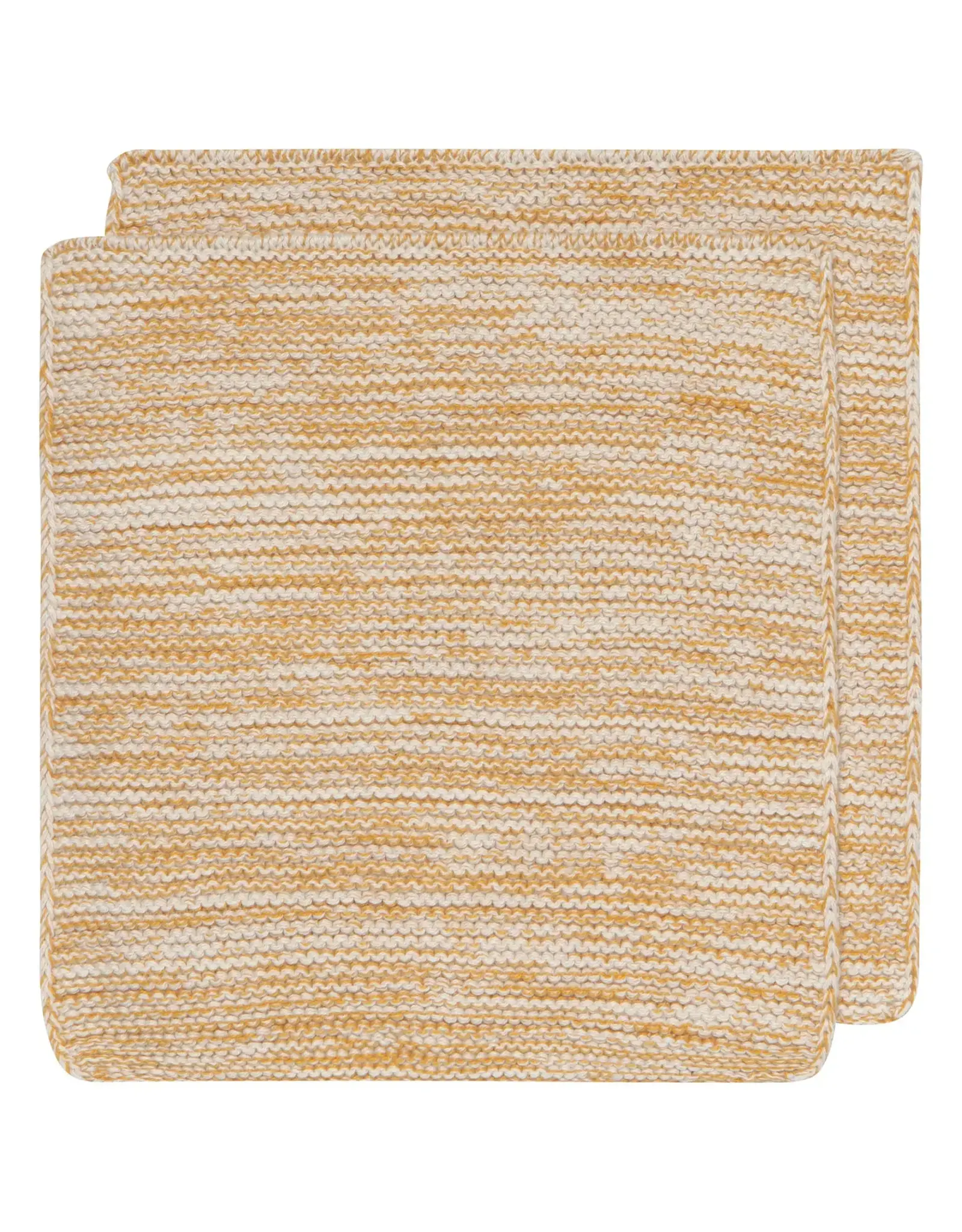 Ochre Knit Dishcloths Set of 2