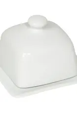 White Square Butter Dish