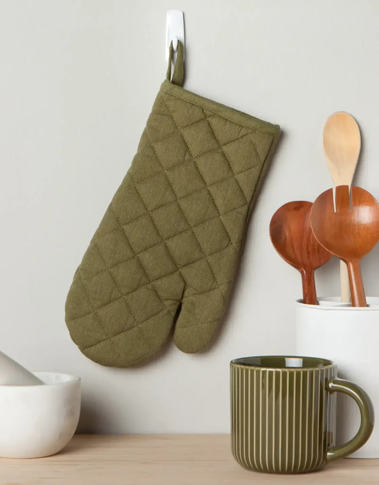 Olive Branch Stonewash Mitt