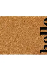 Natural Vertical Hello Doormat 30" x 34