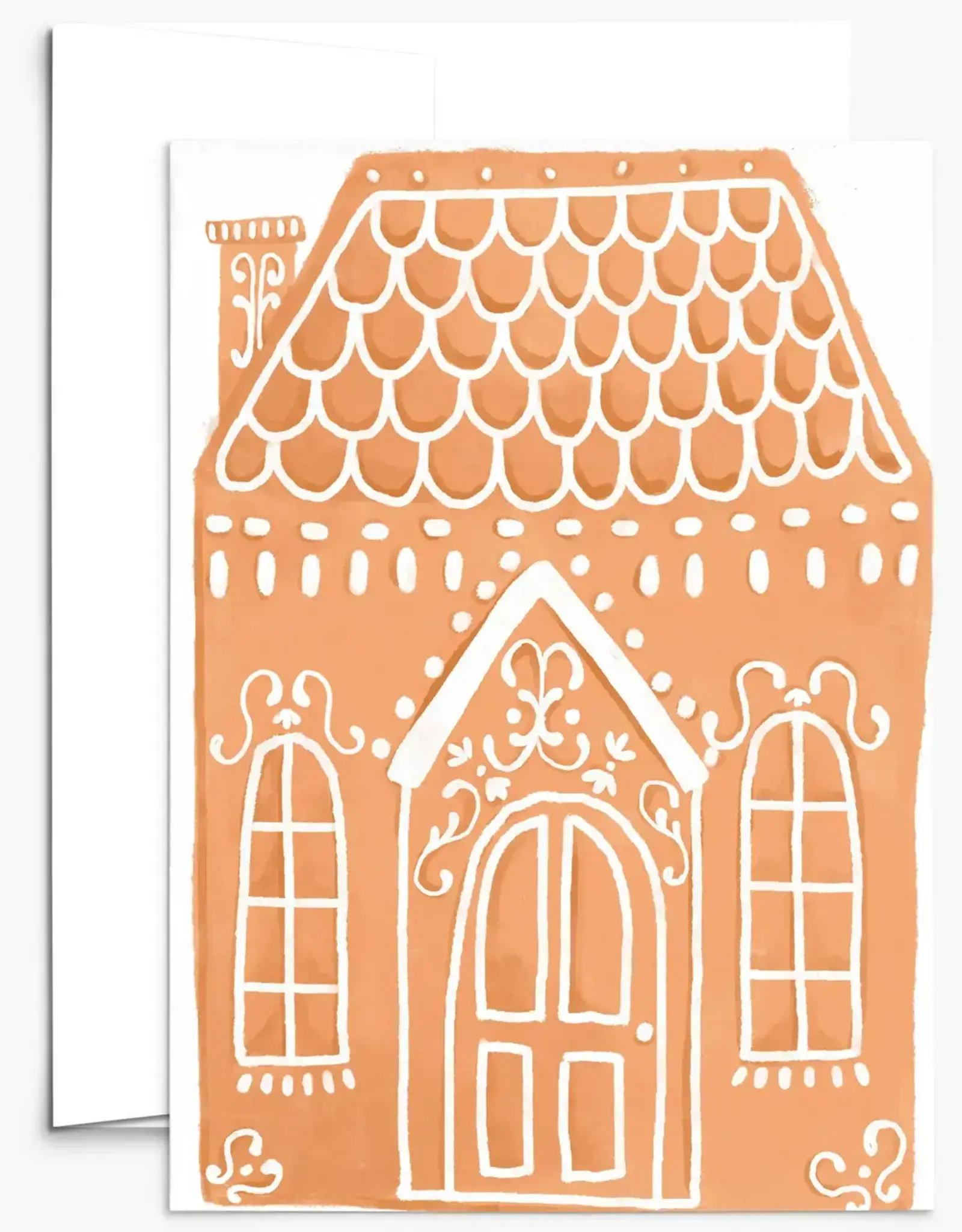 Enchanted Gingerbread House - Christmas Greeting Card