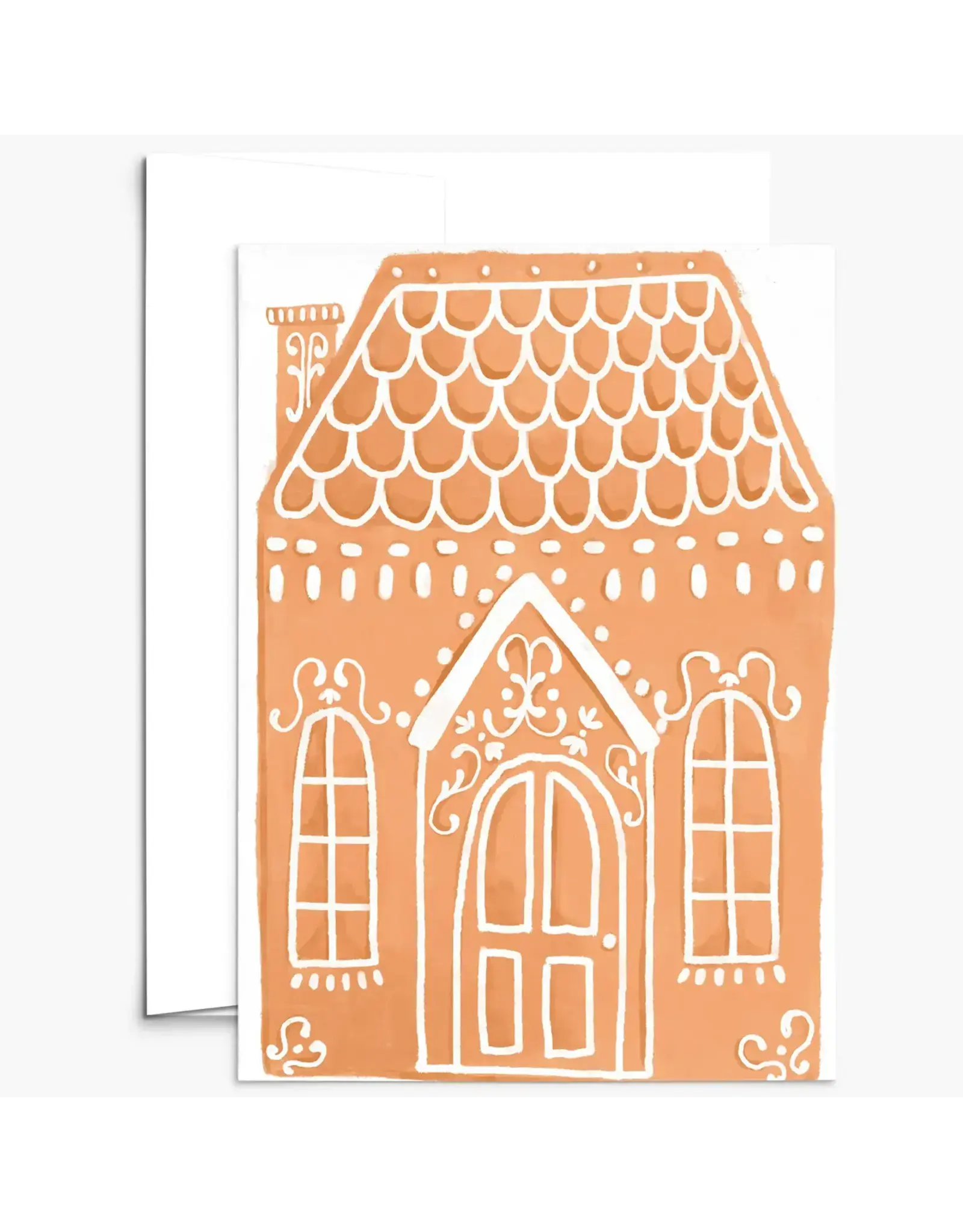 Enchanted Gingerbread House - Christmas Greeting Card