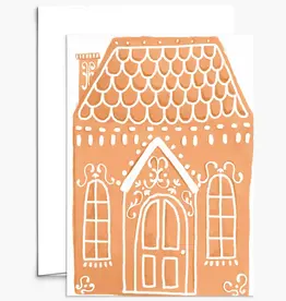 Enchanted Gingerbread House - Christmas Greeting Card