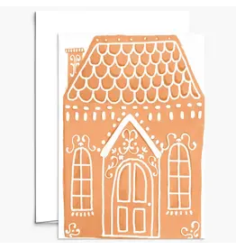 Enchanted Gingerbread House - Christmas Greeting Card