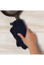 Midnight Blue Knit Potholder