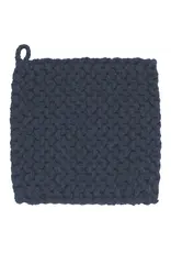 Midnight Blue Knit Potholder