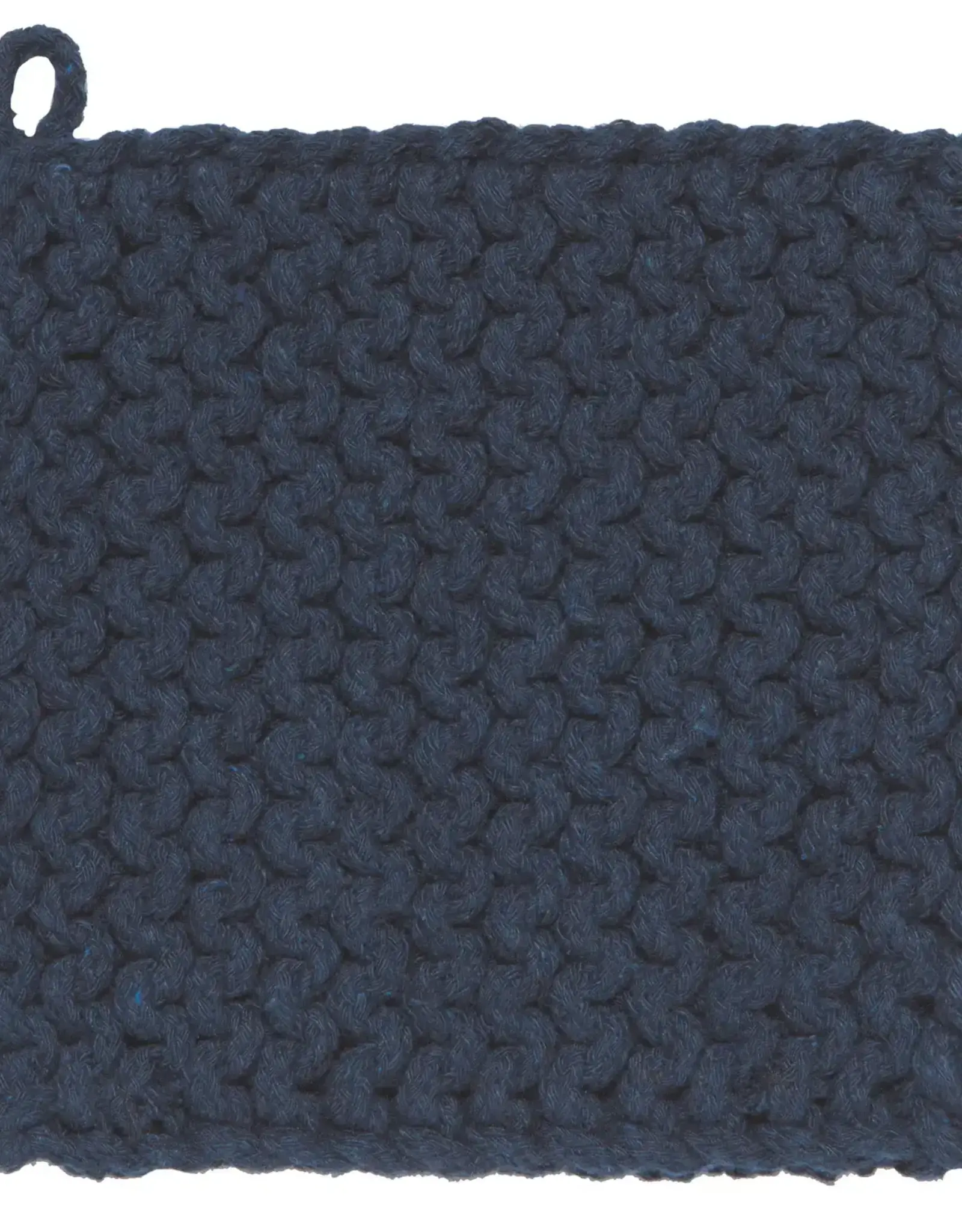 Midnight Blue Knit Potholder