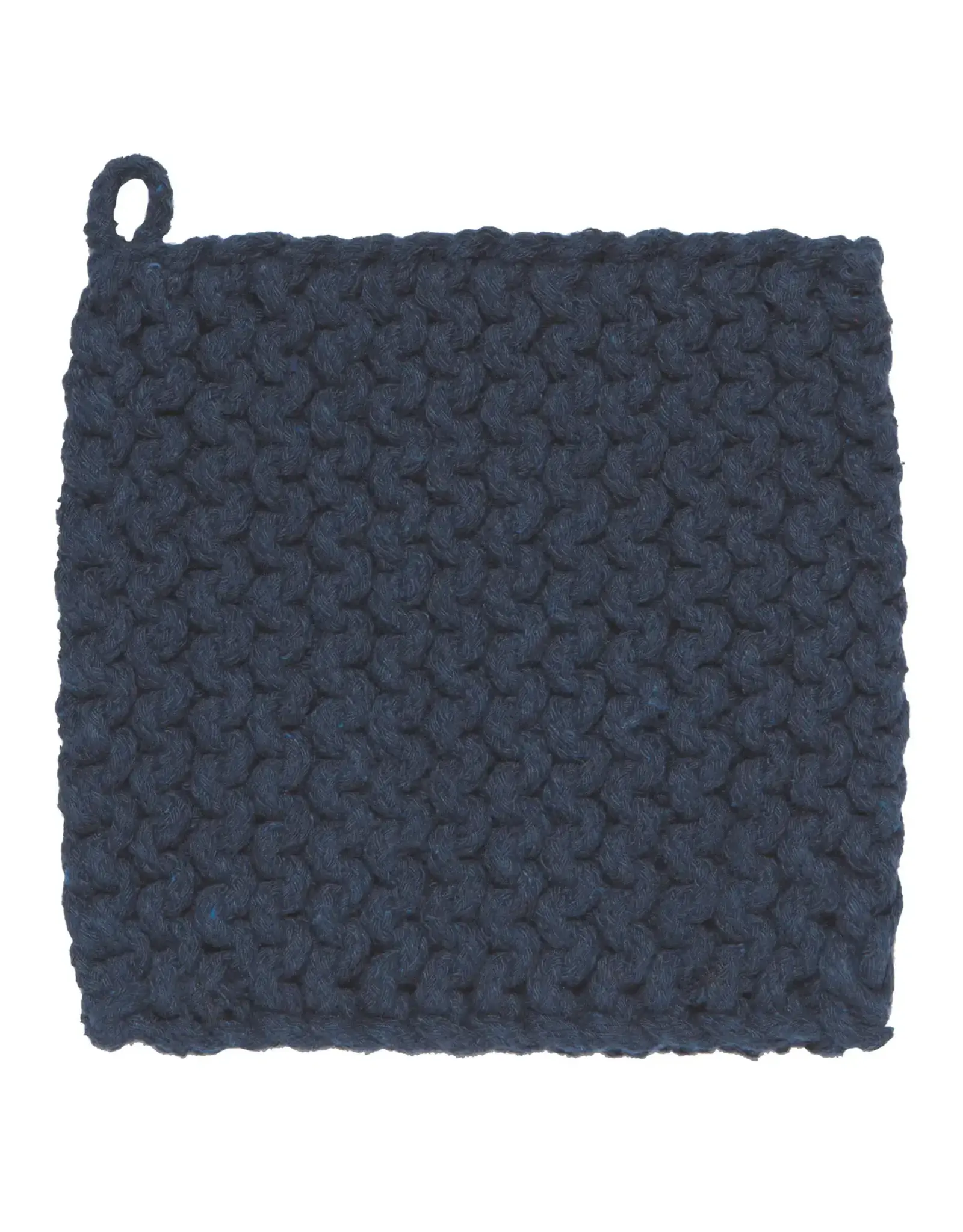 Midnight Blue Knit Potholder