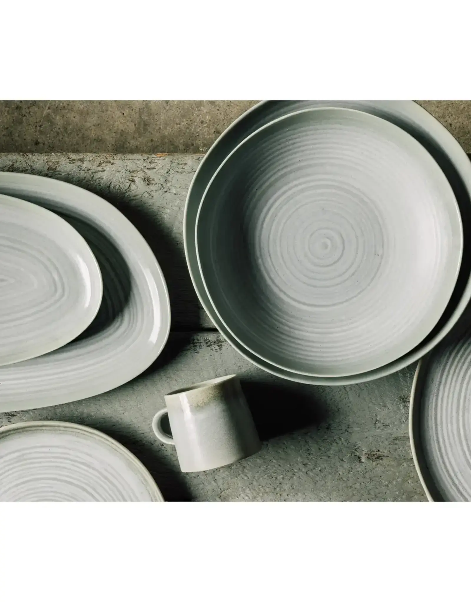 Sage Aquarius Oval Platter 10.5 Inch