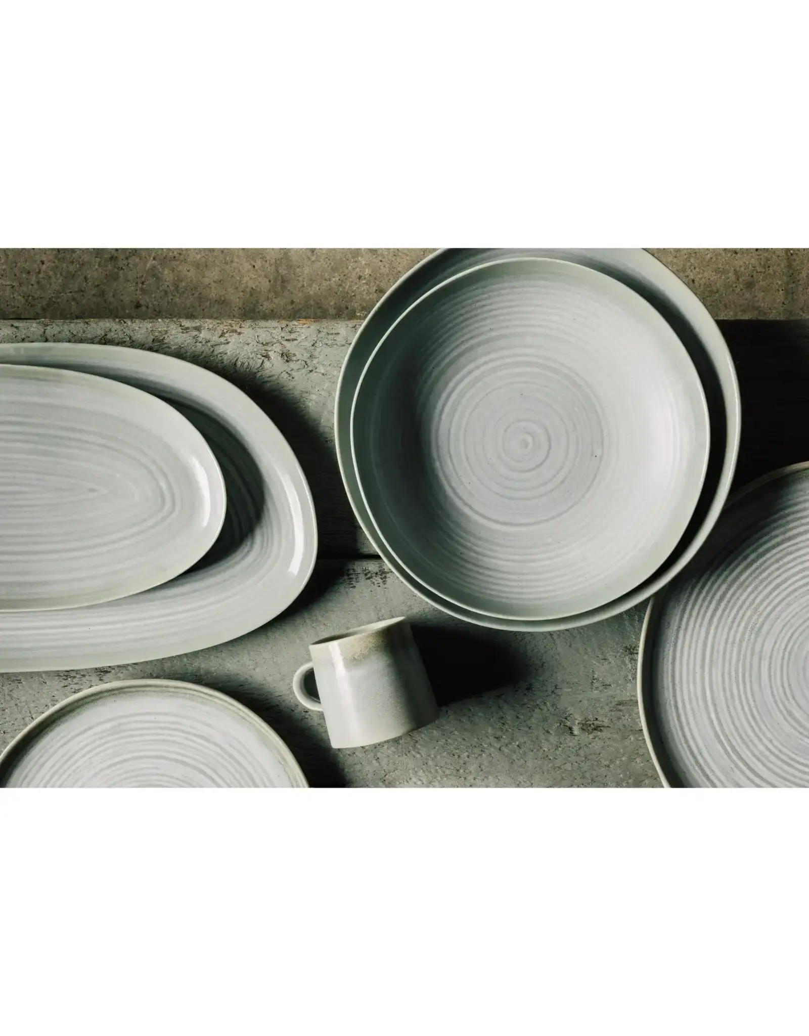 Sage Aquarius Oval Platter 10.5 Inch
