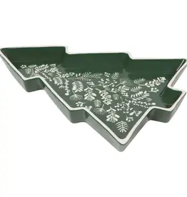 Winterberry Shaped Christmas Tray