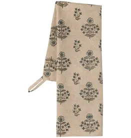 Heirloom Salvia Block Print Dishtowel