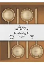 Long Spoons - Gold Set of 4