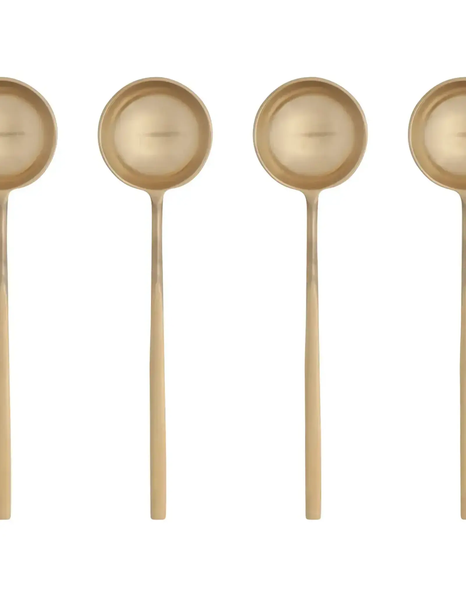 Long Spoons - Gold Set of 4