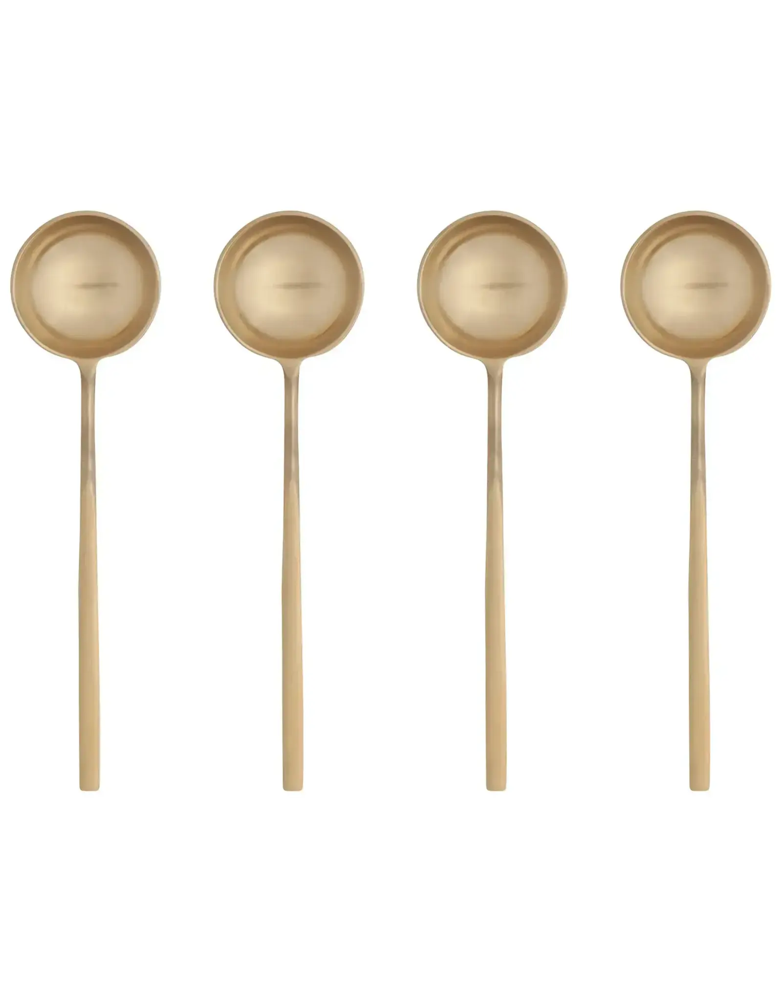 Long Spoons - Gold Set of 4