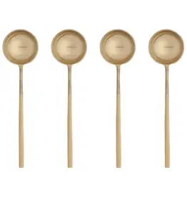 Long Spoons - Gold Set of 4
