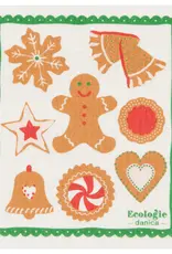 Holiday Cookies Swedish Dishcloth