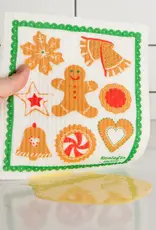 Holiday Cookies Swedish Dishcloth