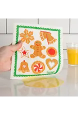 Holiday Cookies Swedish Dishcloth