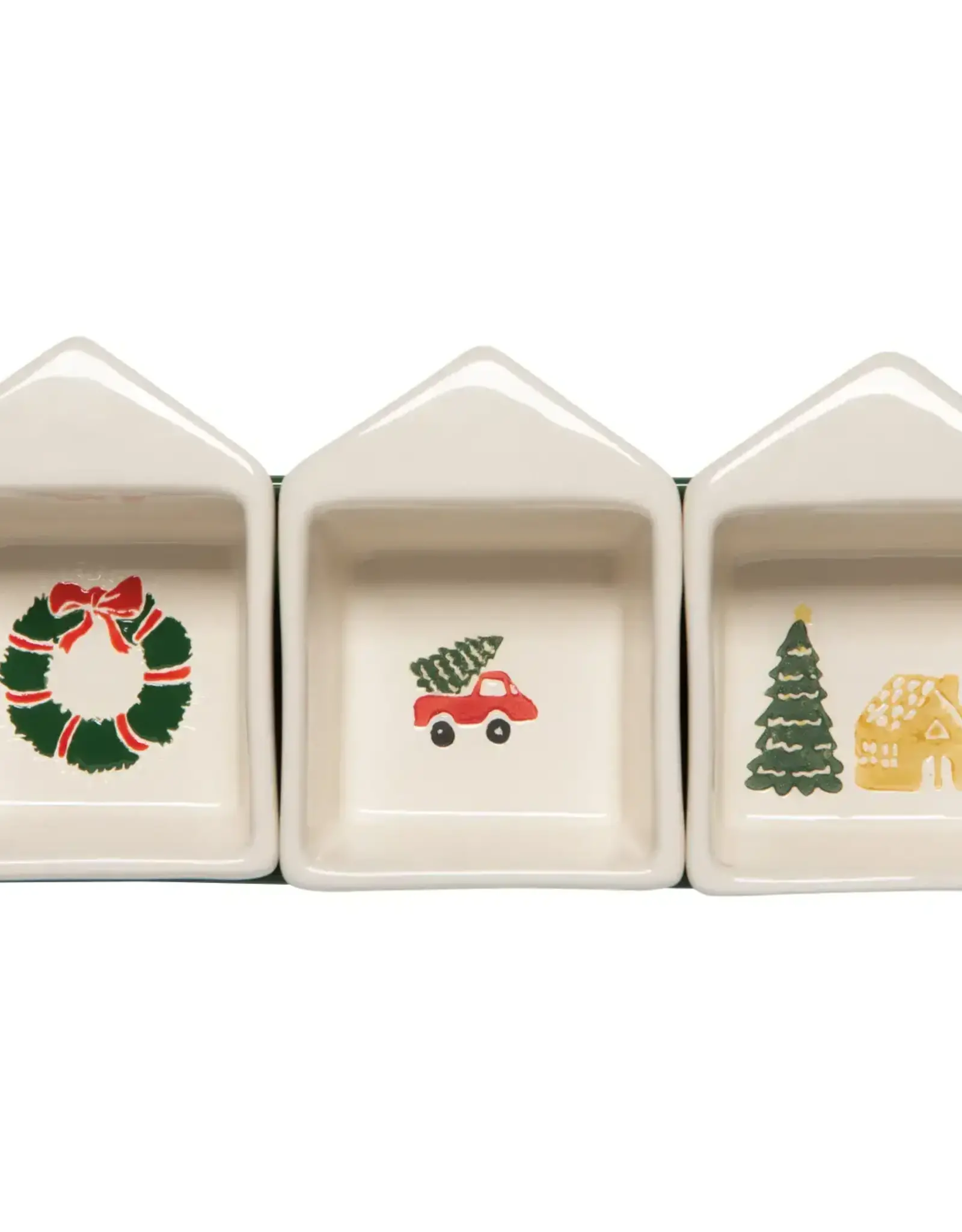 Jubilee Glitzmas Christmas Dipping Dish with Tray Set
