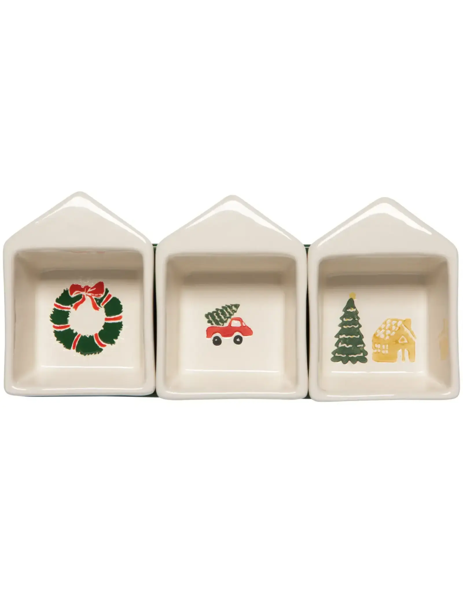 Jubilee Glitzmas Christmas Dipping Dish with Tray Set