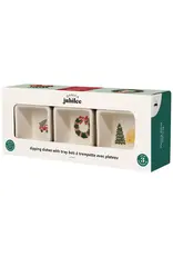 Jubilee Glitzmas Christmas Dipping Dish with Tray Set