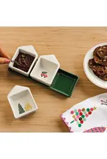 Jubilee Glitzmas Christmas Dipping Dish with Tray Set