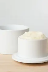 Matte White Butter Crock