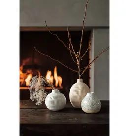 Heirloom Fleck Ceramic Bud Vase