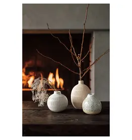 Heirloom Fleck Ceramic Bud Vase
