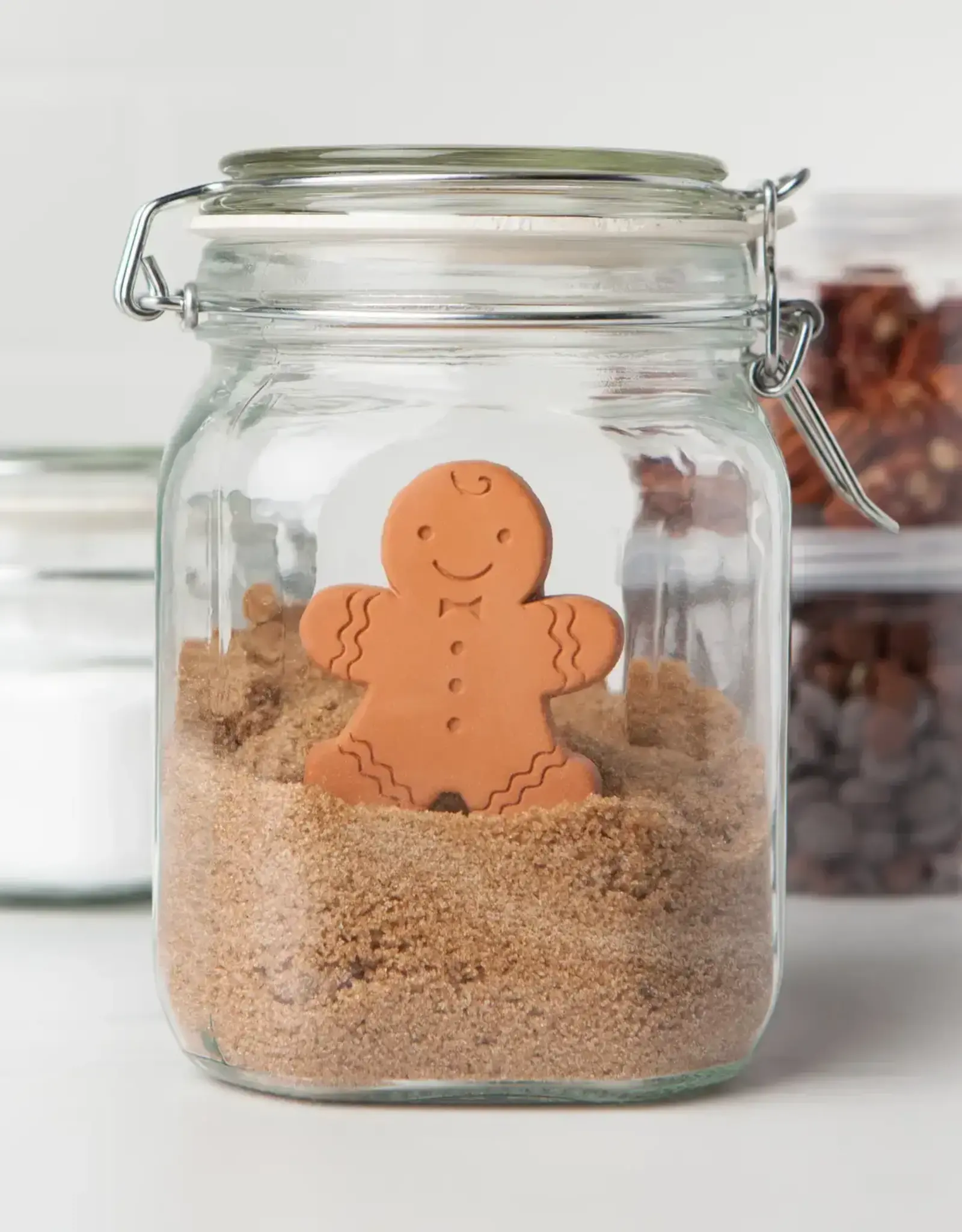 Gingerbread Terracotta Sugar Saver