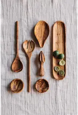 Olive Wood Pinch Bowls Set of 4