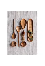 Olive Wood Pinch Bowls Set of 4
