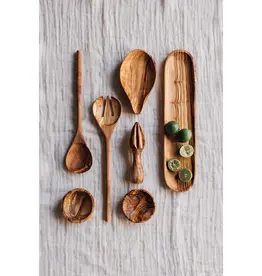 Olive Wood Pinch Bowls Set of 4