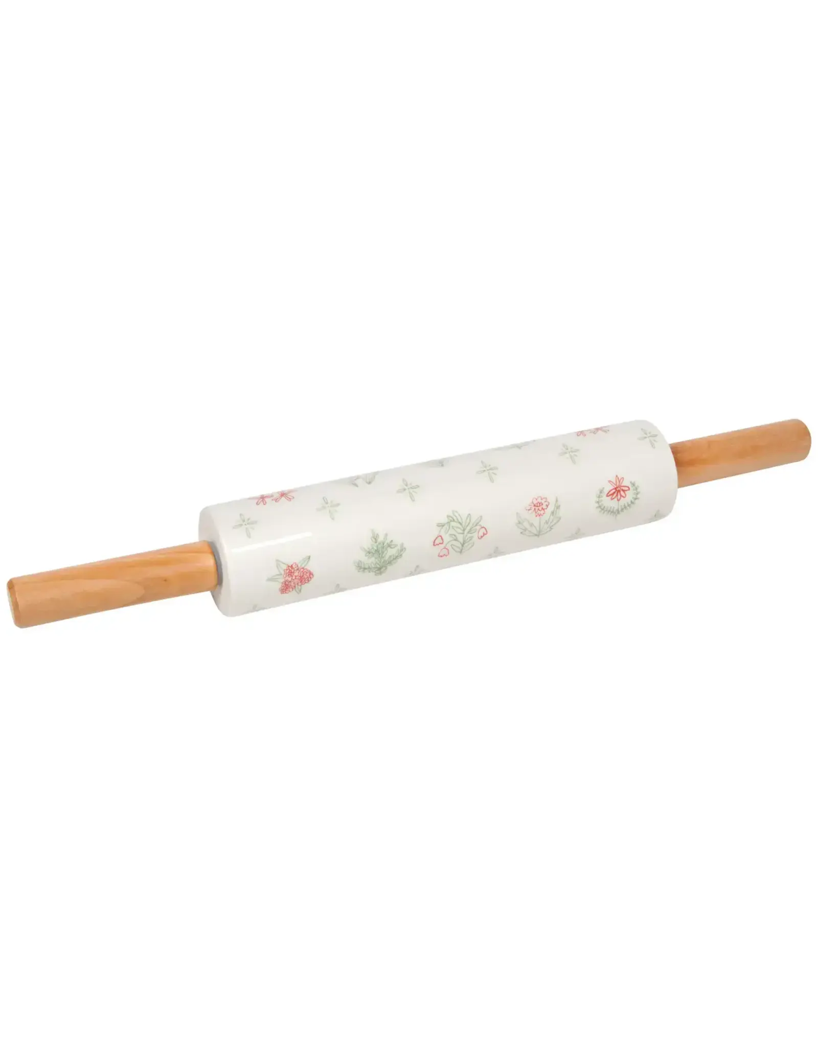Camellia Stoneware Rolling Pin