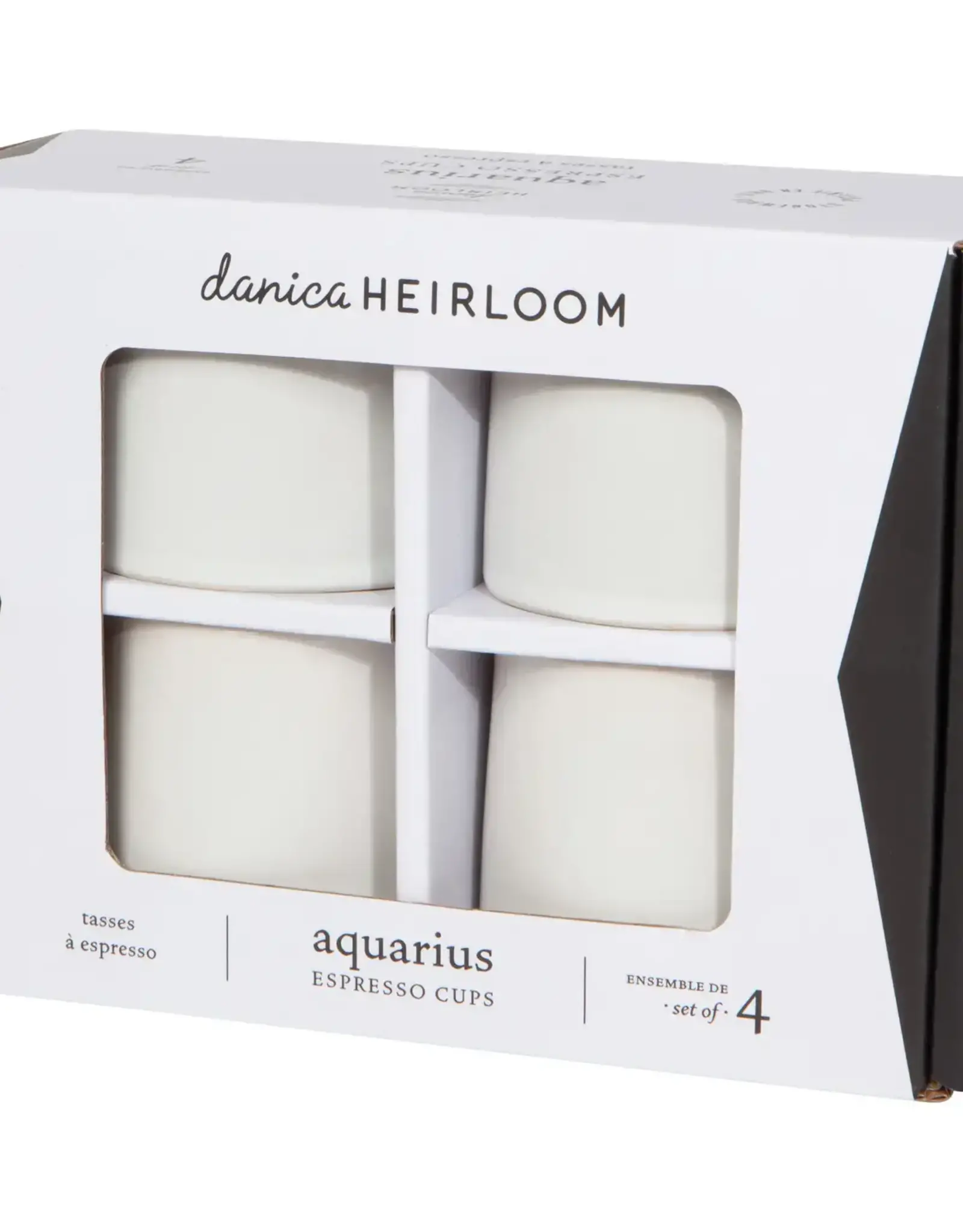Aquarius Oyster Espresso Cups Set of 4