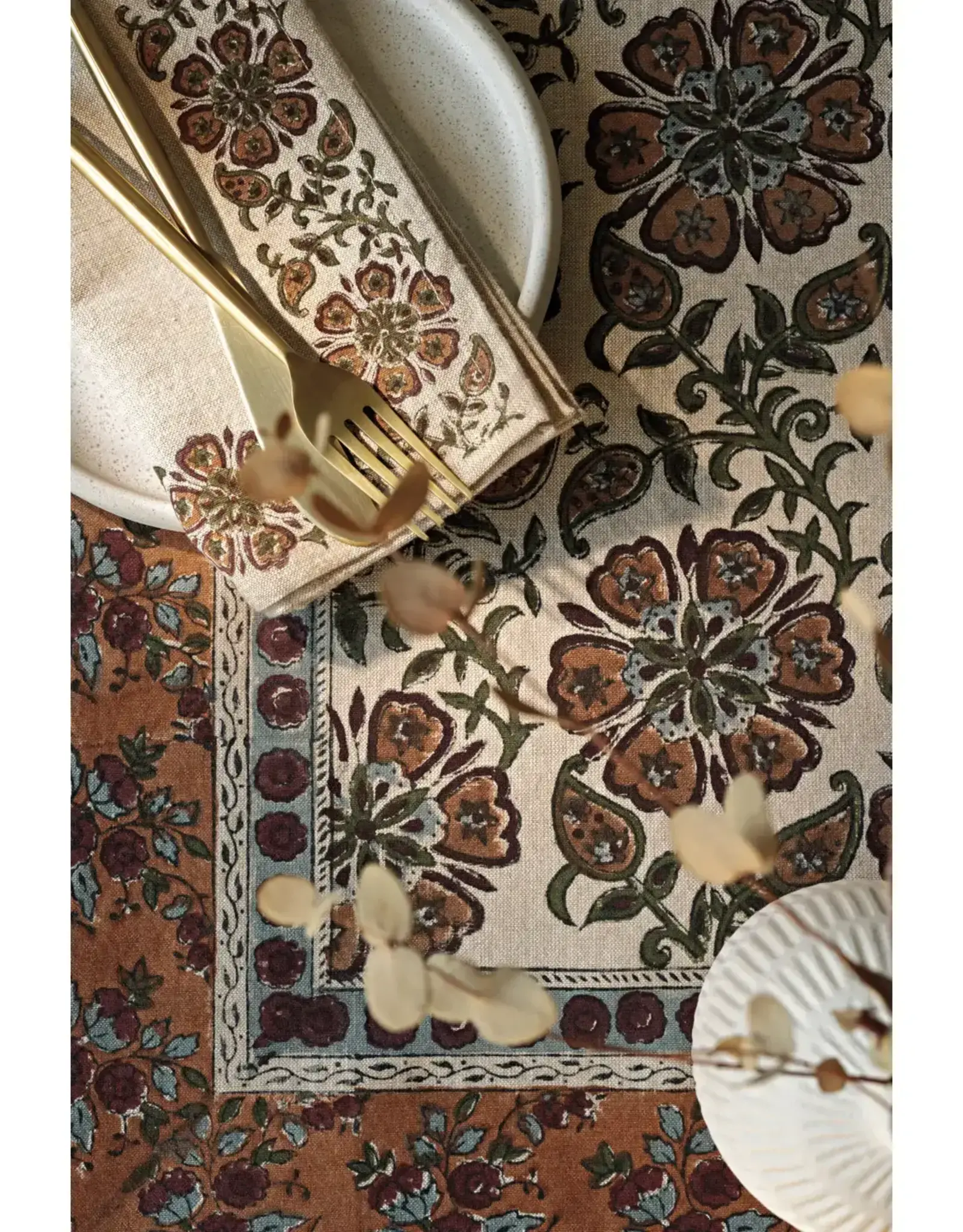 Heirloom Elysian Block Print Napkins Set of 4