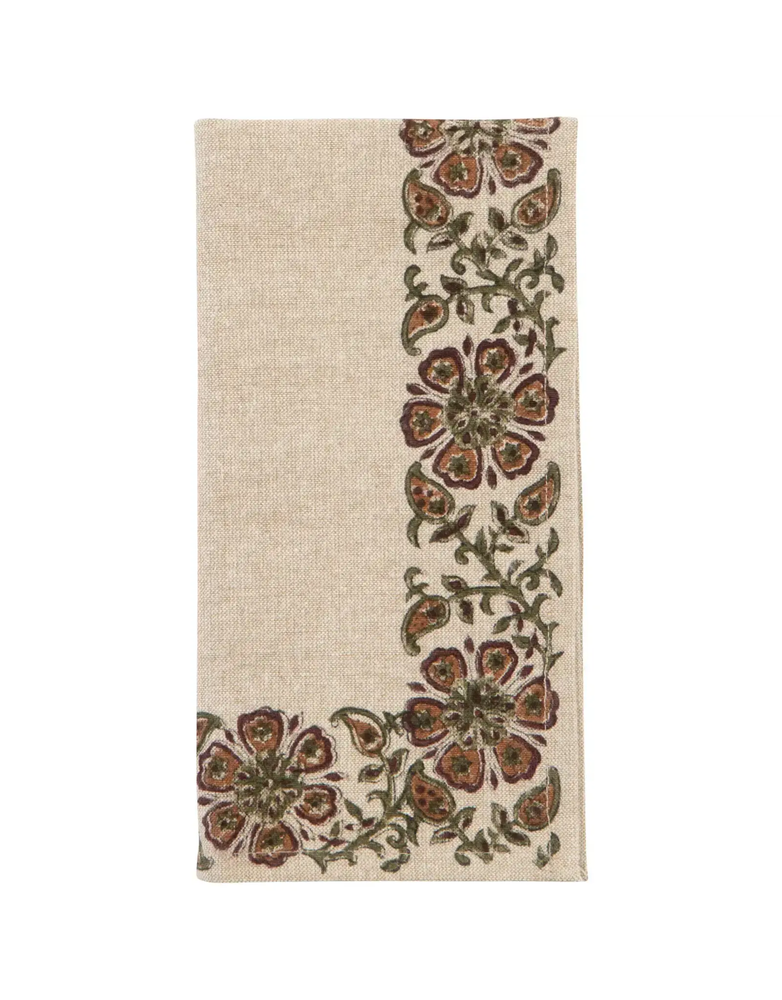 Heirloom Elysian Block Print Napkins Set of 4