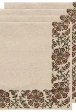 Heirloom Elysian Block Print Napkins Set of 4