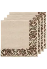 Heirloom Elysian Block Print Napkins Set of 4