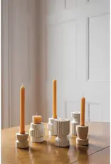 Heirloom Iona Travertine Candle Holder Short