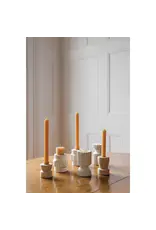 Heirloom Iona Travertine Candle Holder Short