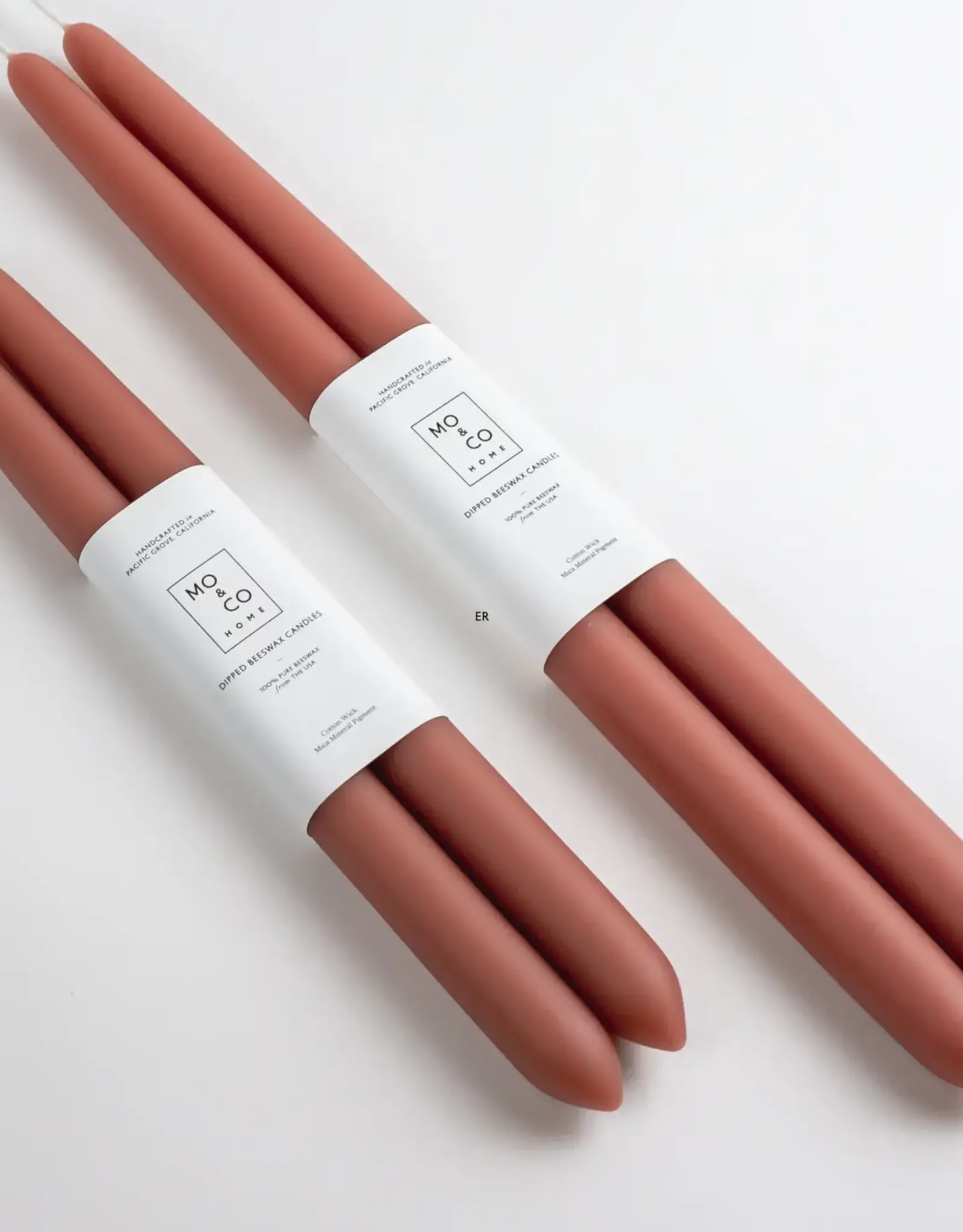 Dipped Beeswax Taper Candles